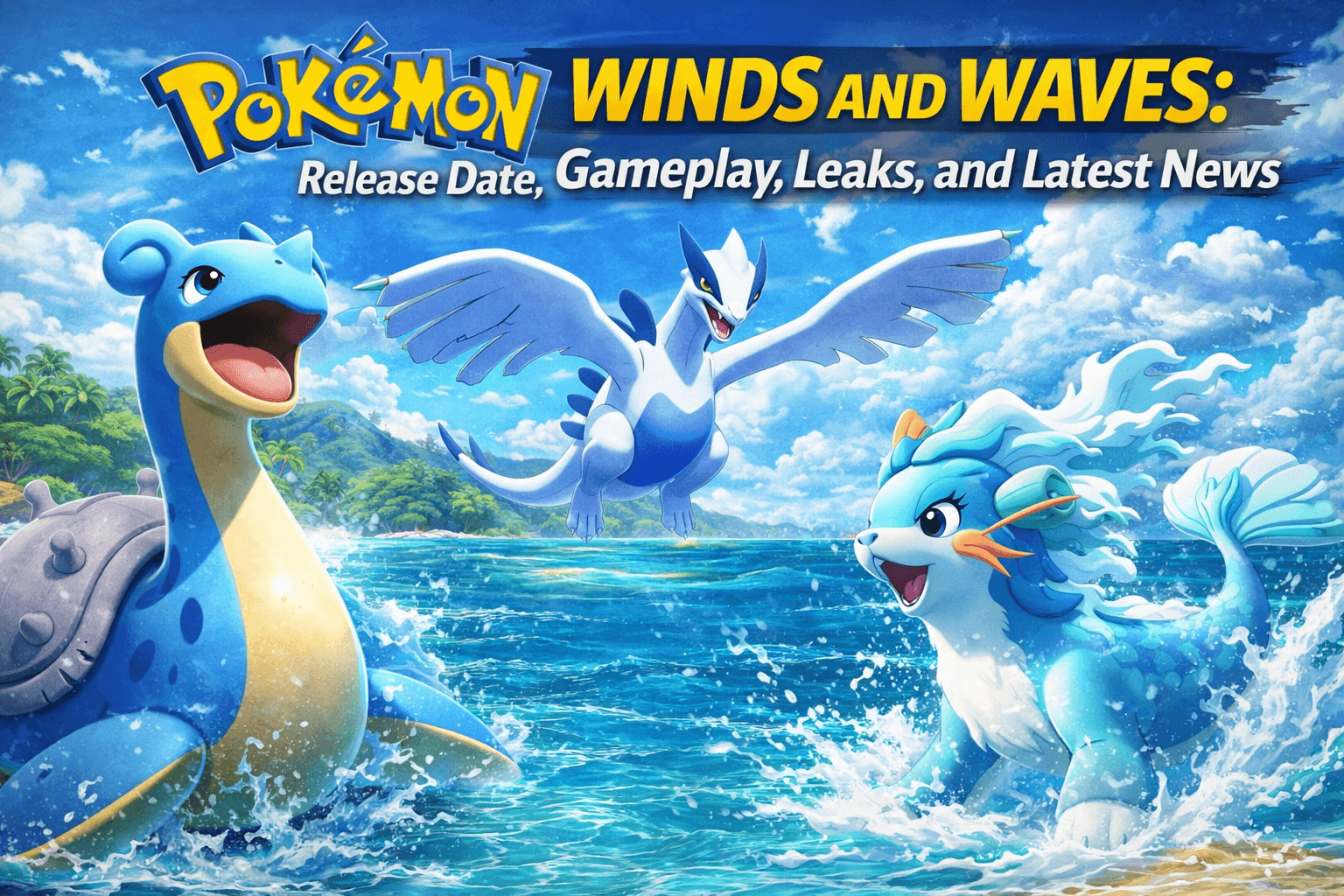 Pokemon Winds and Waves: Release Date, Gameplay, Leaks, and Latest News